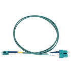 RUTENBECK - RUTN228 050 902 Q8LC-D/SC-D Patchkabel OM3 aqua 2m