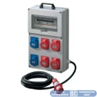 ELETTROCANALI - ETNEC6902504 QUADRO ASC 6 PRESE IP44 6X2P+T