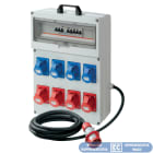 ELETTROCANALI - ETNEC6902611 QUADRO ASC 8 PRESE IP65 4X2P-4X3P