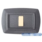 ELETTROCANALI - ETNECL2598V-GC PLACCA TONDO Q X UNEL DEC.VULC.GR.CHIARO