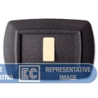 ELETTROCANALI - ETNECL2592V-GN PLACCA TONDO 2 MOD.VULC. GRIGIO NOTTE