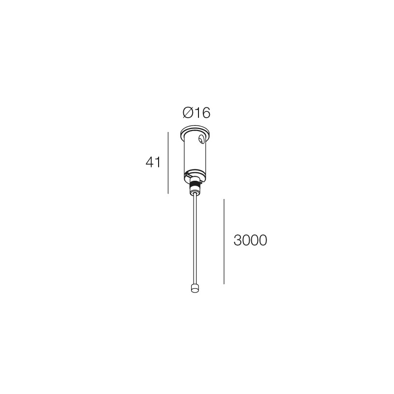 NOVALUX SRL - NOX113137.99 ROTO EVO: SOSPENSIONE L=3000 1PZ