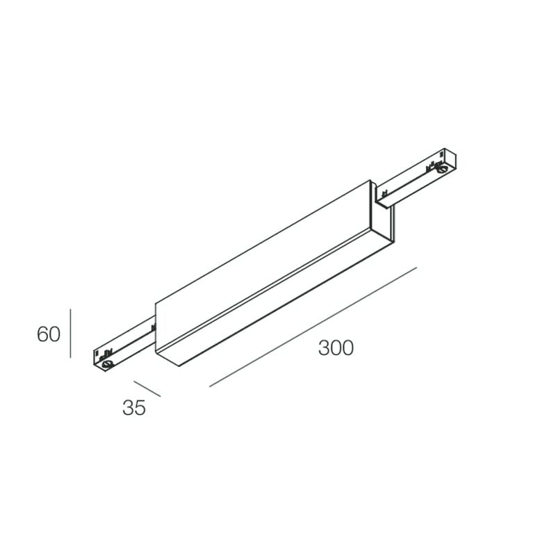 NOVALUX SRL - NOX110933.01 FORTY8: ROSONE PLAF.CENTR. 96W-48V BI