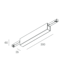 NOVALUX SRL - NOX110933.01 FORTY8: ROSONE PLAF.CENTR. 96W-48V BI
