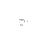 NOVALUX SRL - NOX112903.99 DIFFUSORE D.55 OPALE X SPOT BI/NE/LG/DG