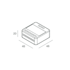 NOVALUX SPA - NOX105919.99 GS: MODULO DIMM. 24-48V 3CH RGB WIFI
