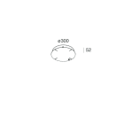 NOVALUX SRL - NOX107128.01 HALOS-B: ROSONE ALIM. DALI/PUSH BI
