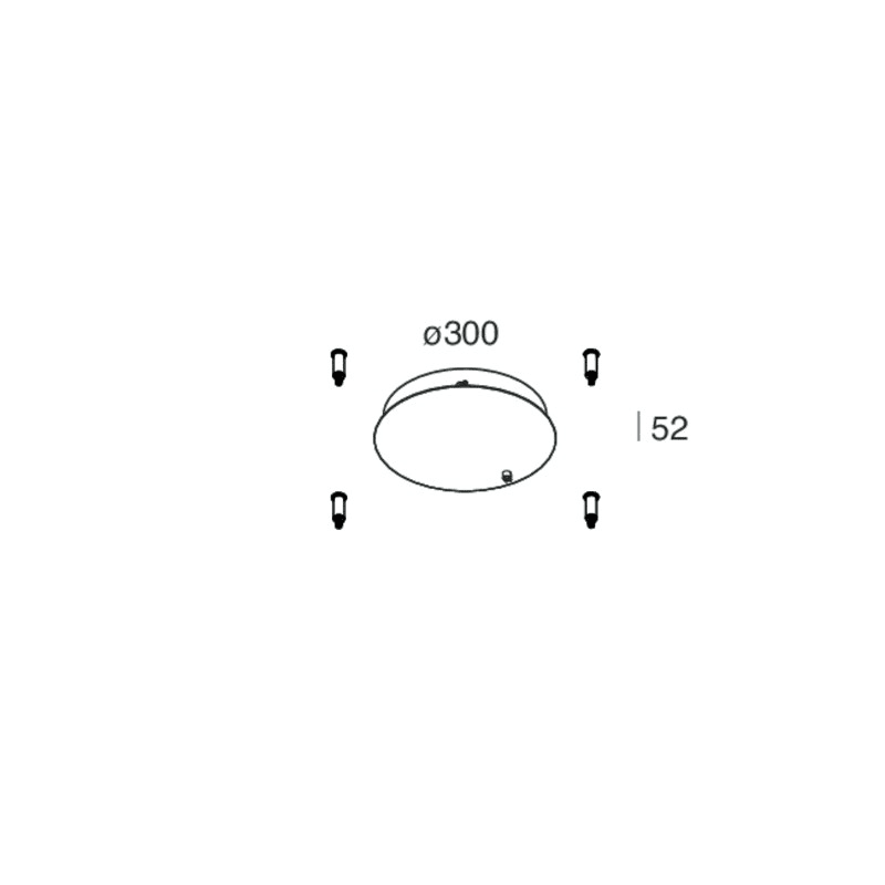 NOVALUX SRL - NOX105151.01 HALOS: ROSONE-N ALIM. ON/OFF BIA