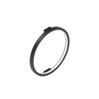 NOVALUX SPA - NOX107349.02 HALOS MINI PARETE: 482 24W 3K NERO