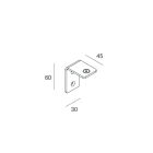NOVALUX SRL - NOX108687.02 HERO: STAFFA PARETE L NE