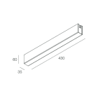 NOVALUX SRL - NOX1058C9.21 P-30: ROSONE PLAF.INIZIO 100W-24V CP