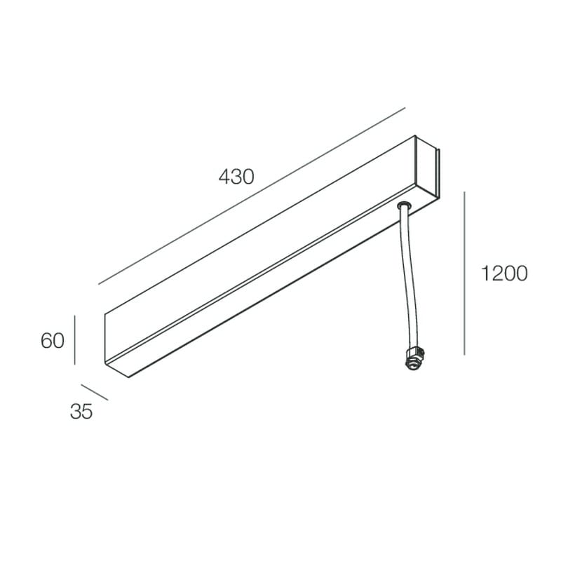 NOVALUX SRL - NOX1058D1.02 P-30: ROSONE SOSPENSIONE 100W-24V NE