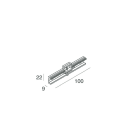 NOVALUX SRL - NOX103323.02 P-30: AGGANCIO PARETE NERO