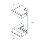 NOVALUX SRL - NOX111426.01 RECTA: STRIP ANG.I 50X50 BI