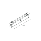 NOVALUX SRL - NOX1018D4.99 V-90: STAFFA PARETE ANG.90 L.350MM