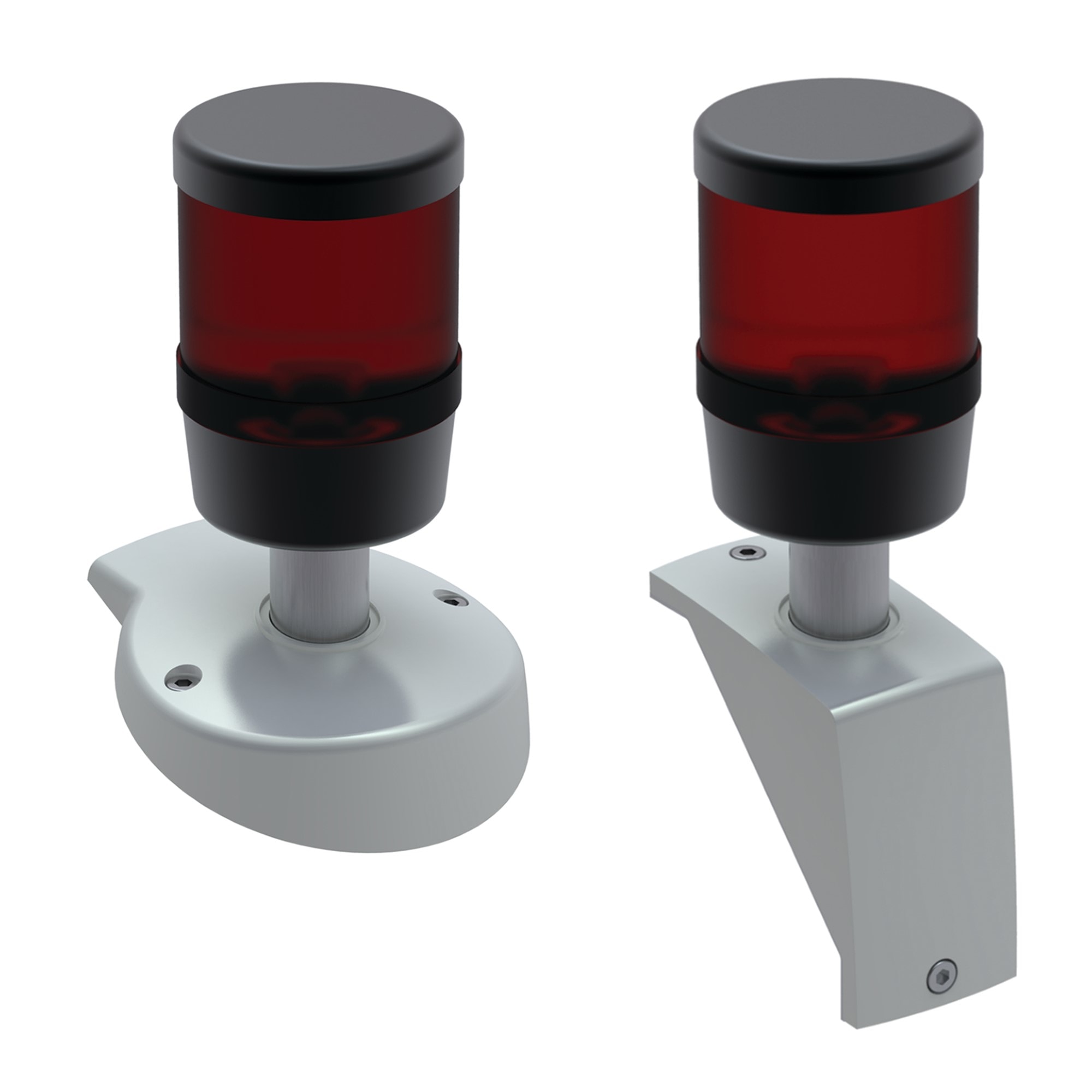 NVENT HOFFMAN - HOFS2MLSAE Syspend 281-Max Adattatore luce segnalazione rettangolare 147x94x51, Alluminio