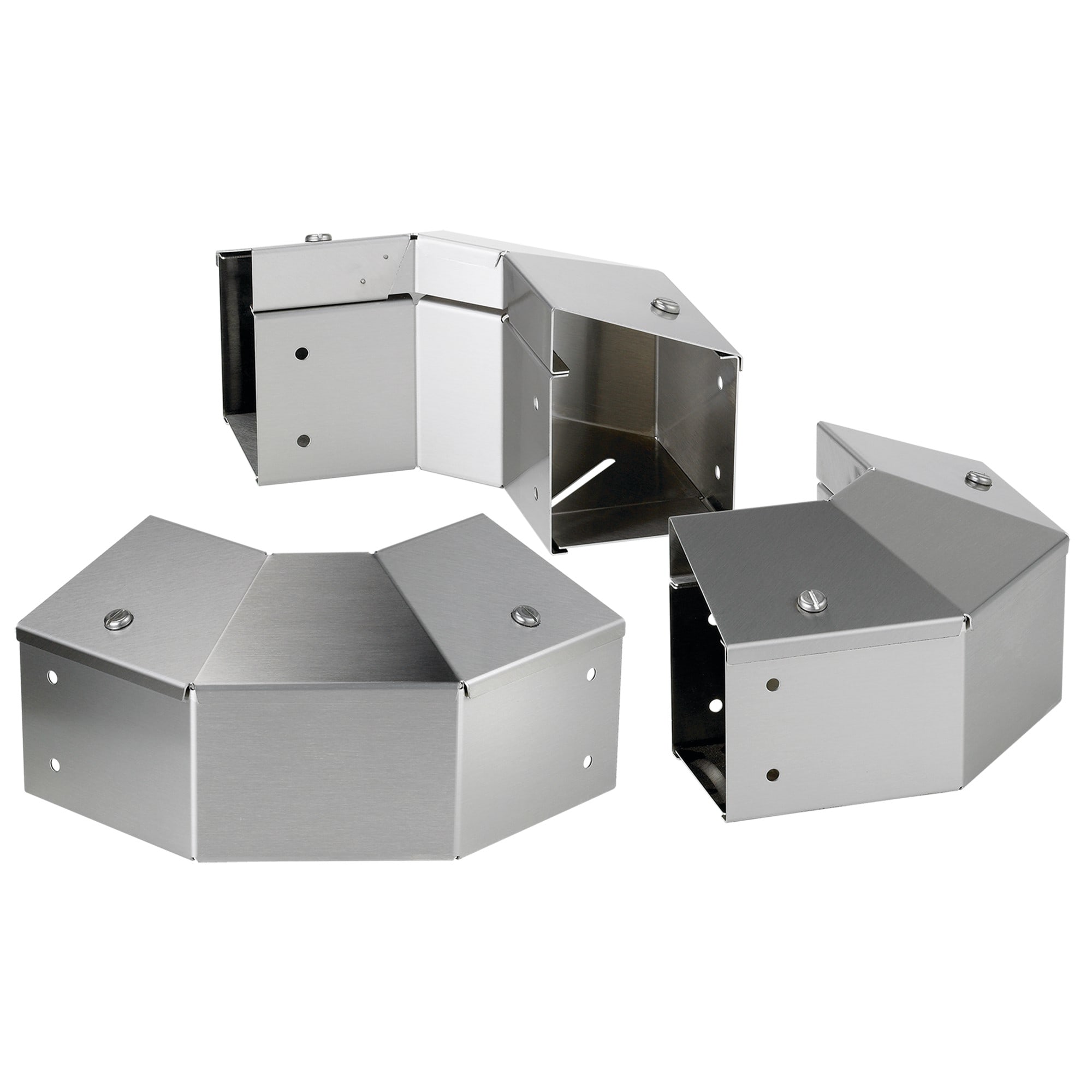 NVENT HOFFMAN - HOFCTS44EFCONT90SS Gomito a 90 gradi CT con profilo sup. incl. all'esterno no ling., 4,00x4,00, spazzolato, SS304