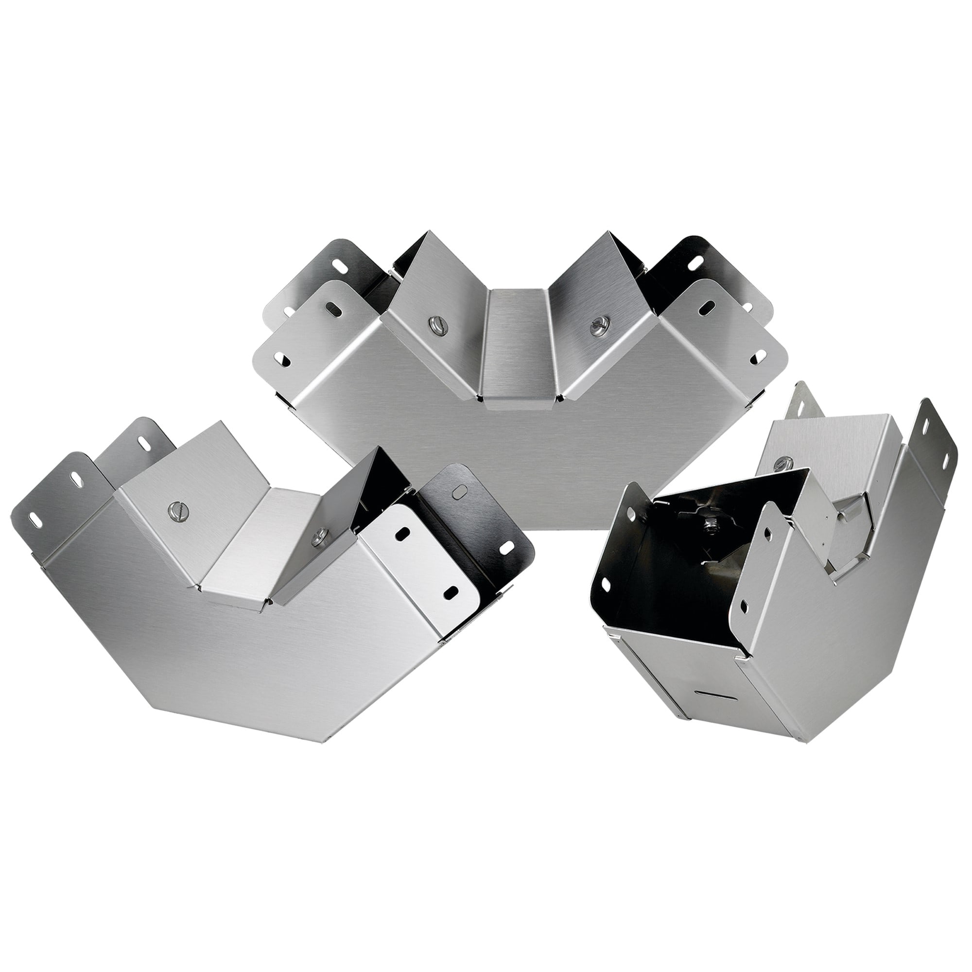 NVENT HOFFMAN - HOFCTS66EIC90SS Gomito a 90 gradi Clean Tray con profilo interno incl. 6,00x6,00, spazzolato, SS304