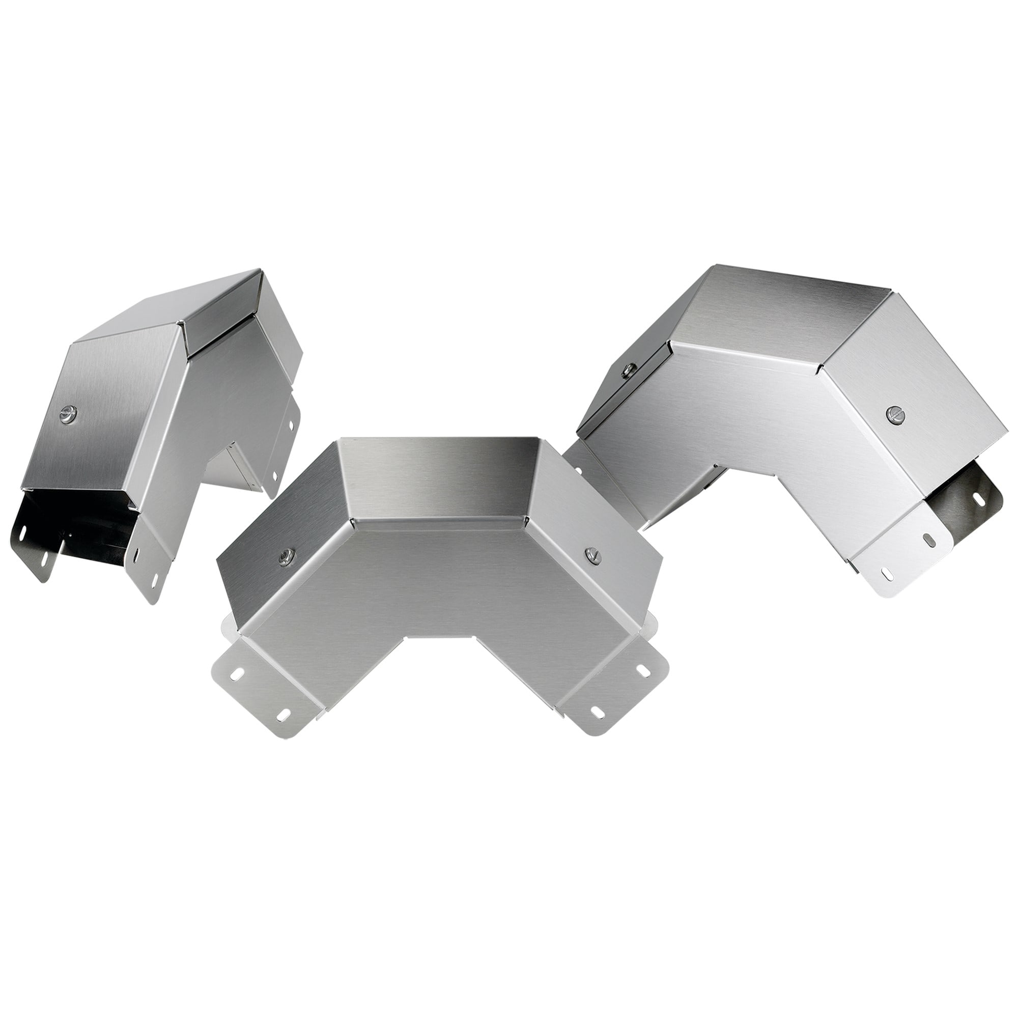 NVENT HOFFMAN - HOFCTS66EOC90SS Gomito a 90 gradi Clean Tray con profilo superiore esterno inclinato, 6,00x6,00, spazzolato, SS304