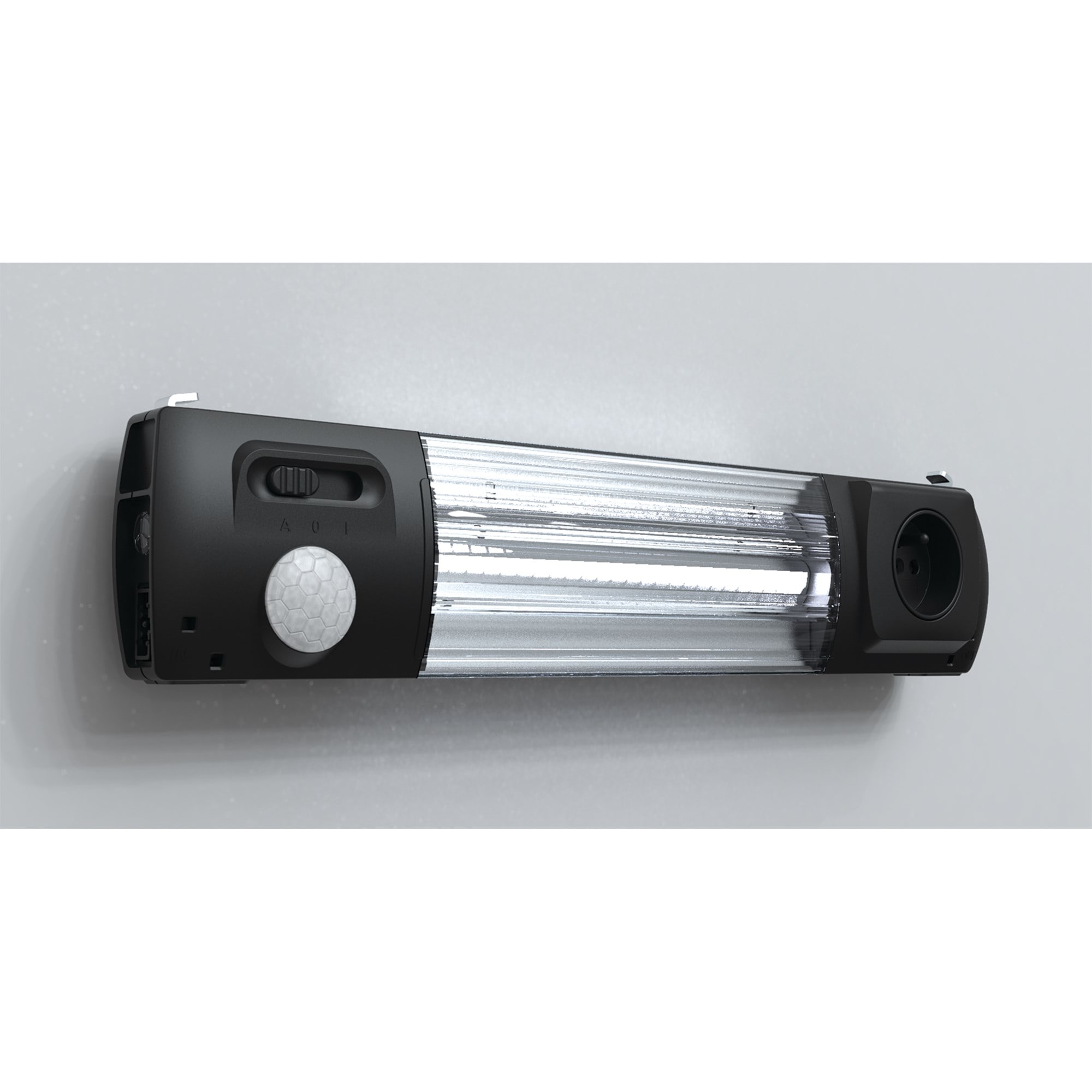 NVENT HOFFMAN - HOFEL1200MS-GB Luce 1200lm Mov.+presa corr.