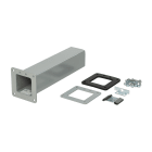 NVENT HOFFMAN - HOFF22LX Raccordo da taglio non a innesto, 2,50x2,50, grigio, acciaio