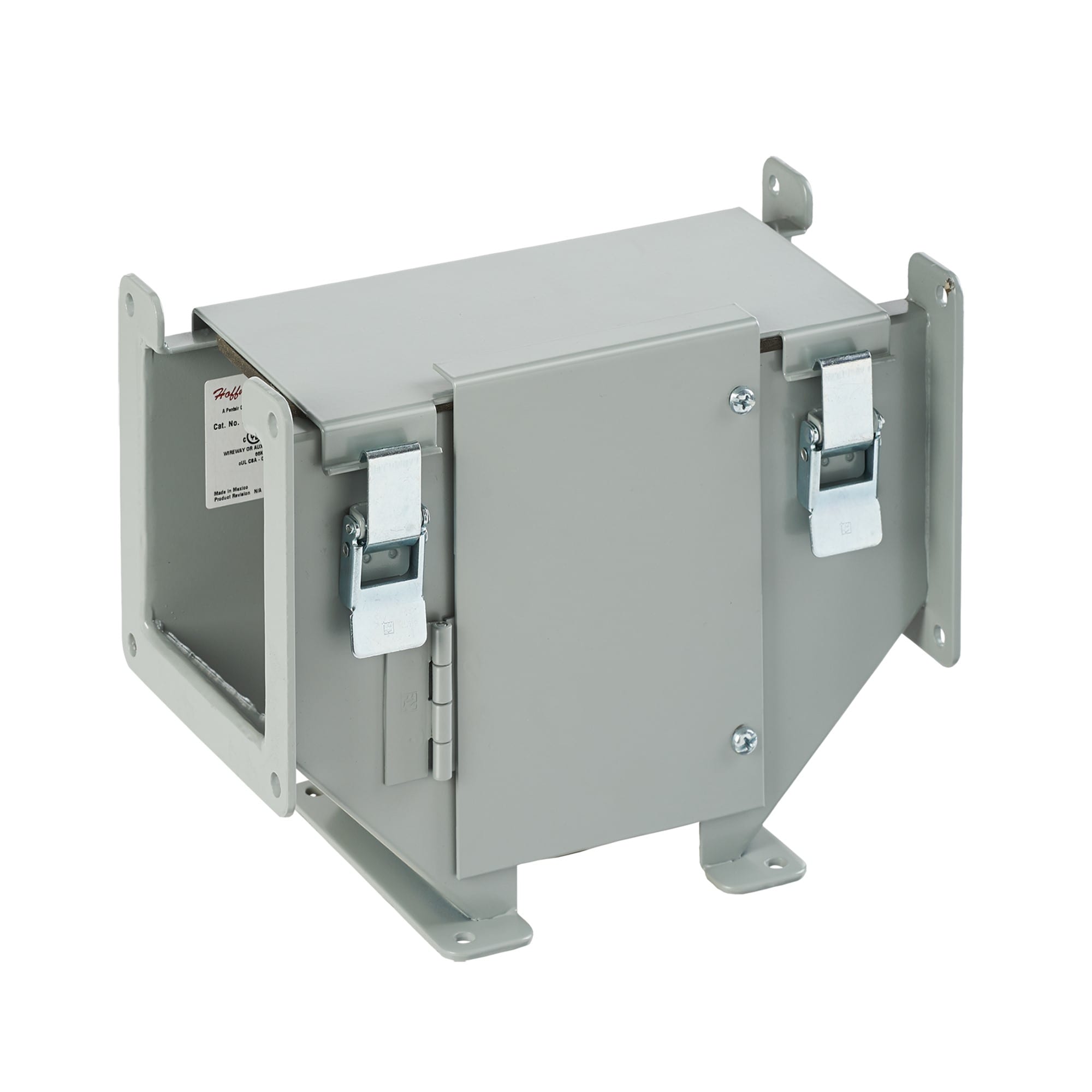 NVENT HOFFMAN - HOFF88LTC Raccordo a T con profilo incernierato a innesto e apertura superiore esterna, 8,00x8,00, grigio, acciaio