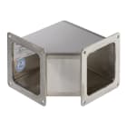 NVENT HOFFMAN - HOFF44WE90SS Gomito a 90 gradi passante per canalina, 4,00x4,00, spazzolato, acciaio inox 304