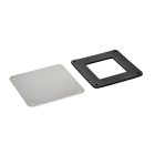 NVENT HOFFMAN - HOFF44WPSS Piastra di chiusura passante per canalina, 4,00x4,00, spazzolato, acciaio inox 304