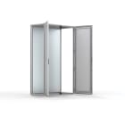 NVENT HOFFMAN - HOFMCD20128R5 Armadio componibile 2 porte, PM, pannello posteriore 2000x1200x800 Acciaio