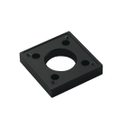 NVENT HOFFMAN - HOFS2MA48 Syspend 281-Max Adattatore a flangia per tubo tondo 80x80x15 mm, Nero, Alluminio