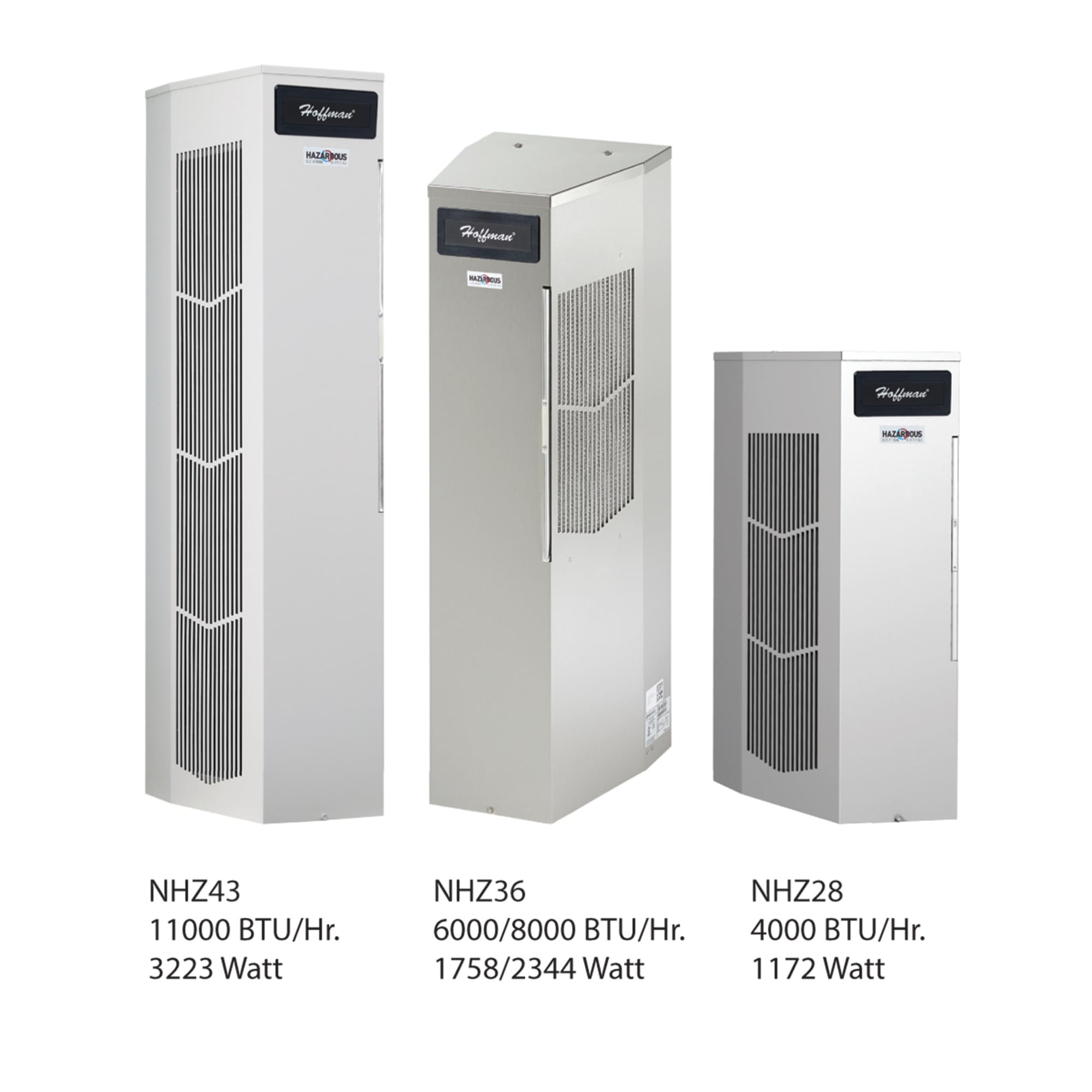 NVENT HOFFMAN - HOFNHZ280416G400 Climatizzatore SpectraCool Narrow per aree pericolose, 4000 BTU 115 V, spazzolato, SS316