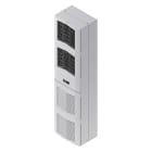 NVENT HOFFMAN - HOFS101026G031 SpectraCool Slim Fit per interni S10, 1000 W 230 V C, grigio chiaro, acciaio