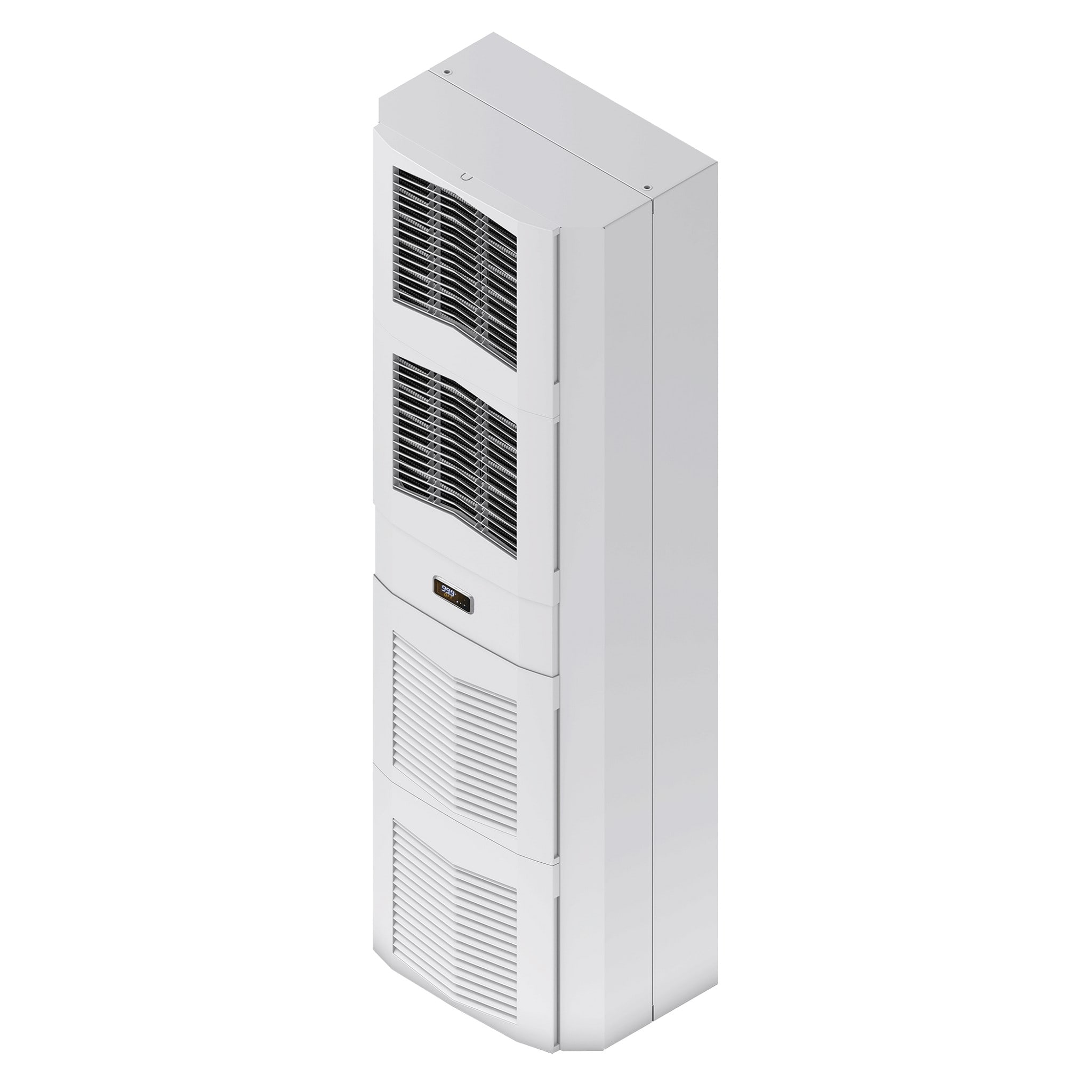 NVENT HOFFMAN - HOFS162026G031 SpectraCool Slim Fit per interni S16, 2000 W 230 V C, grigio chiaro, acciaio