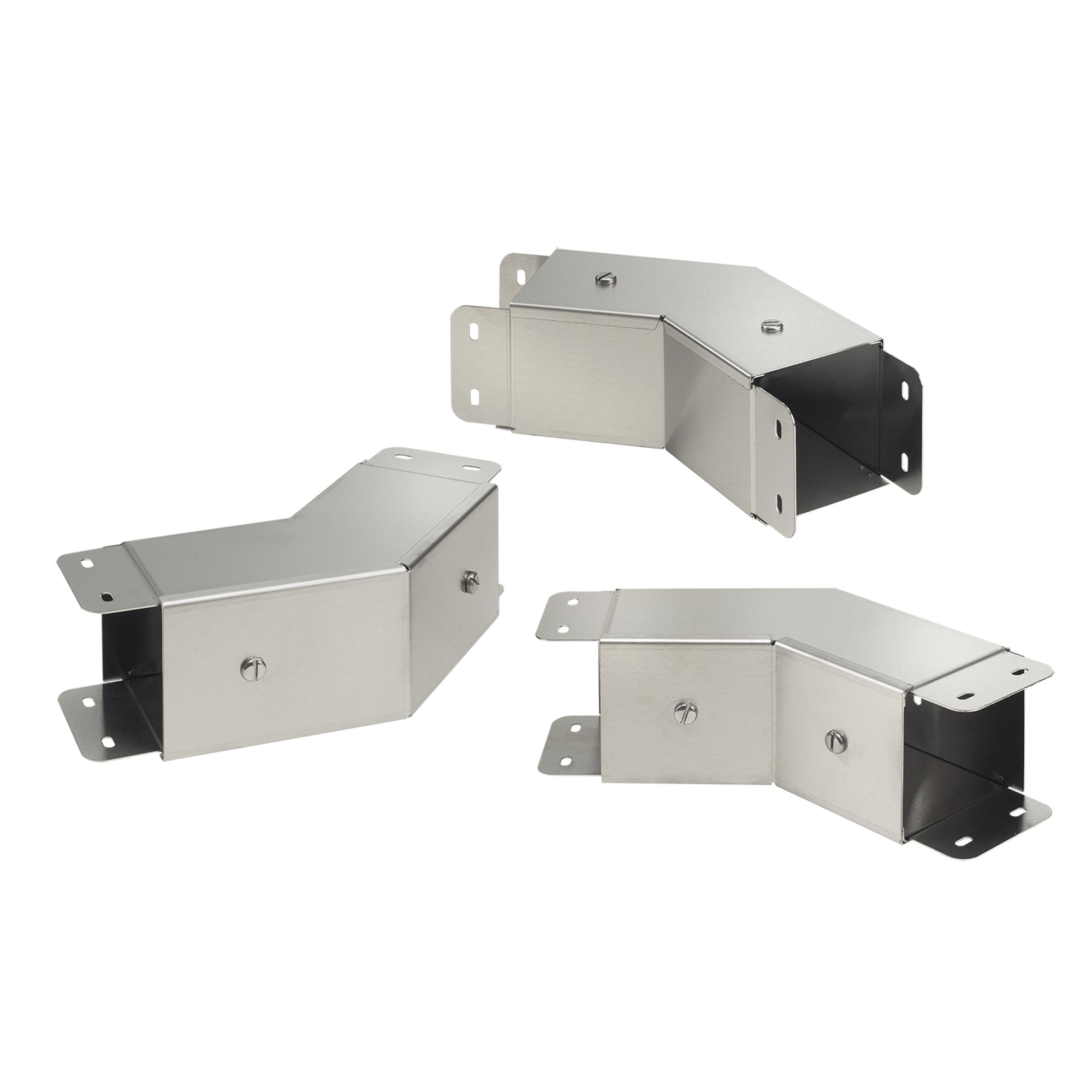 NVENT HOFFMAN - HOFCTS44EFC45SS Gomito a 45 gradi Clean Tray con profilo superiore inclinato all'interno, 4,00x4,00, spazzolato, SS304
