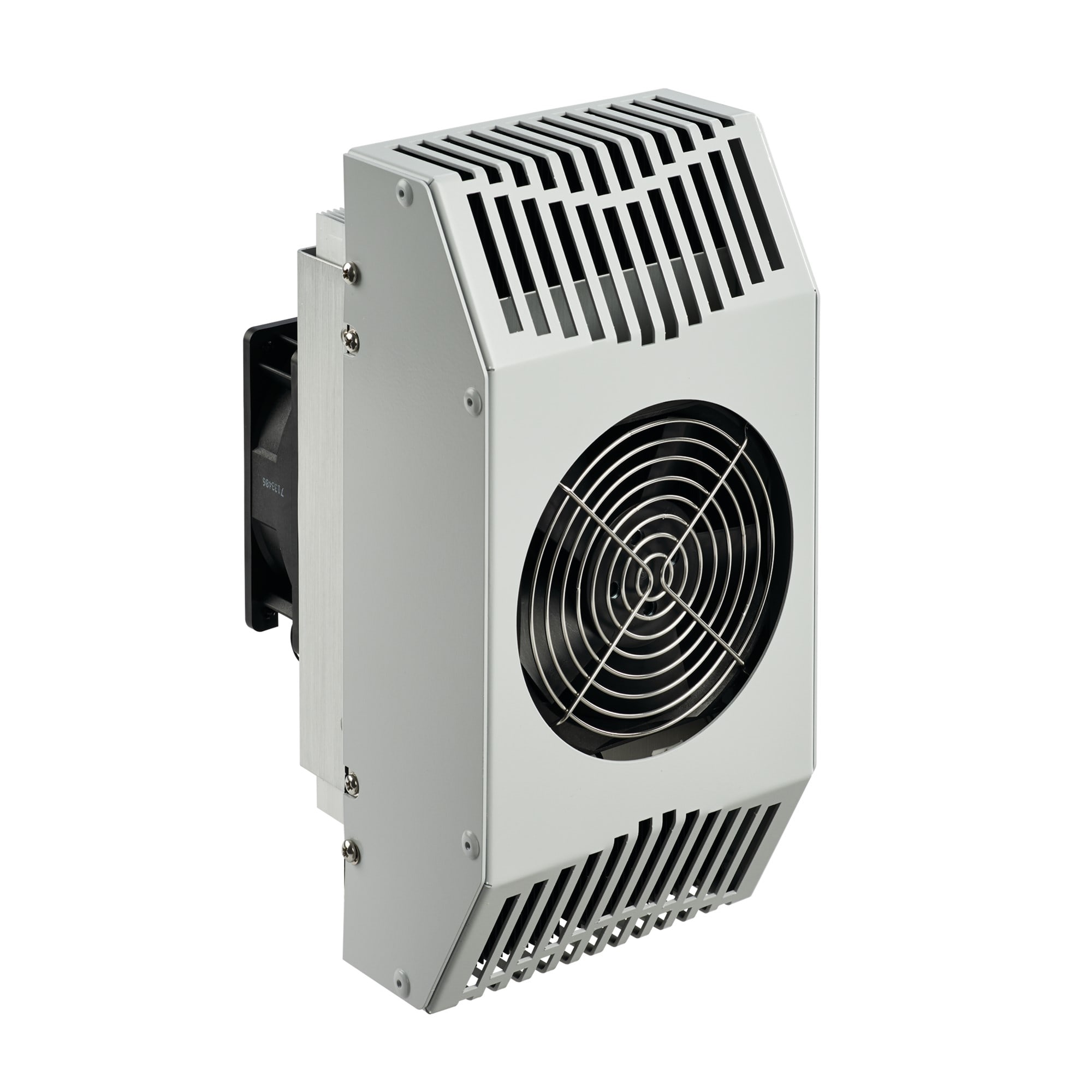 NVENT HOFFMAN - HOFTE121024010 Radiatore termoelettrico TE12 24 V con convogliatore, 12,00x6,18x7,43, grigio chiaro, acciaio