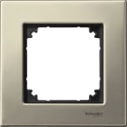 SCHNEIDER ELECTRIC - SNRMTN403105 CORNICE M-ELEGANCE SING.MET. TITANIO