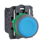 SCHNEIDER ELECTRIC - SNRXB5AA65C0 PULSANTE BLU NO+NC GHIERA GRIGIA