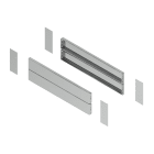 SCHNEIDER ELECTRIC - SNRNSYSPSX6200SF PAN LAT ZOCCOLO INOX P600XH200 304L