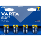 VARTA CONSUMER BATT - VAT04903121418 AAA LONGLIFE POWER X8 (MEGAPACK)