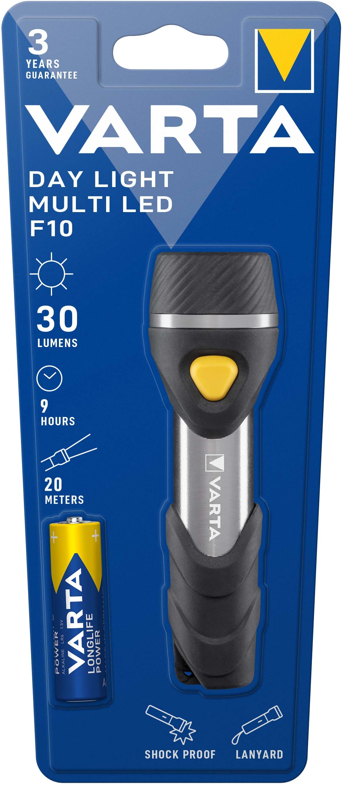 VARTA CONSUMER BATT - VAT16631101421 DAY LIGHT F10 (INCL. 1AA)