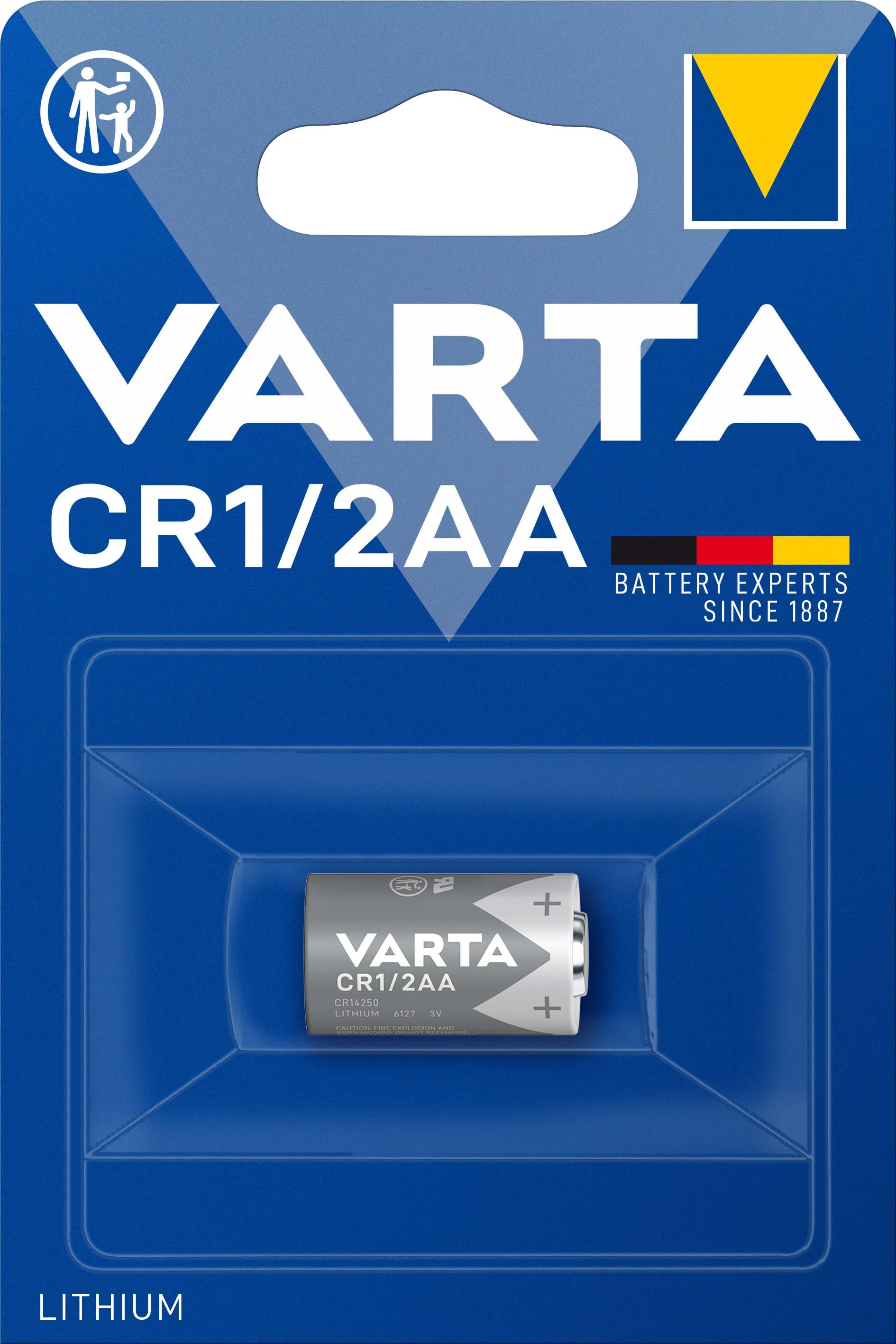 VARTA CONSUMER BATT - VAT06127101401 CR MEZZA AA ( LITIO)