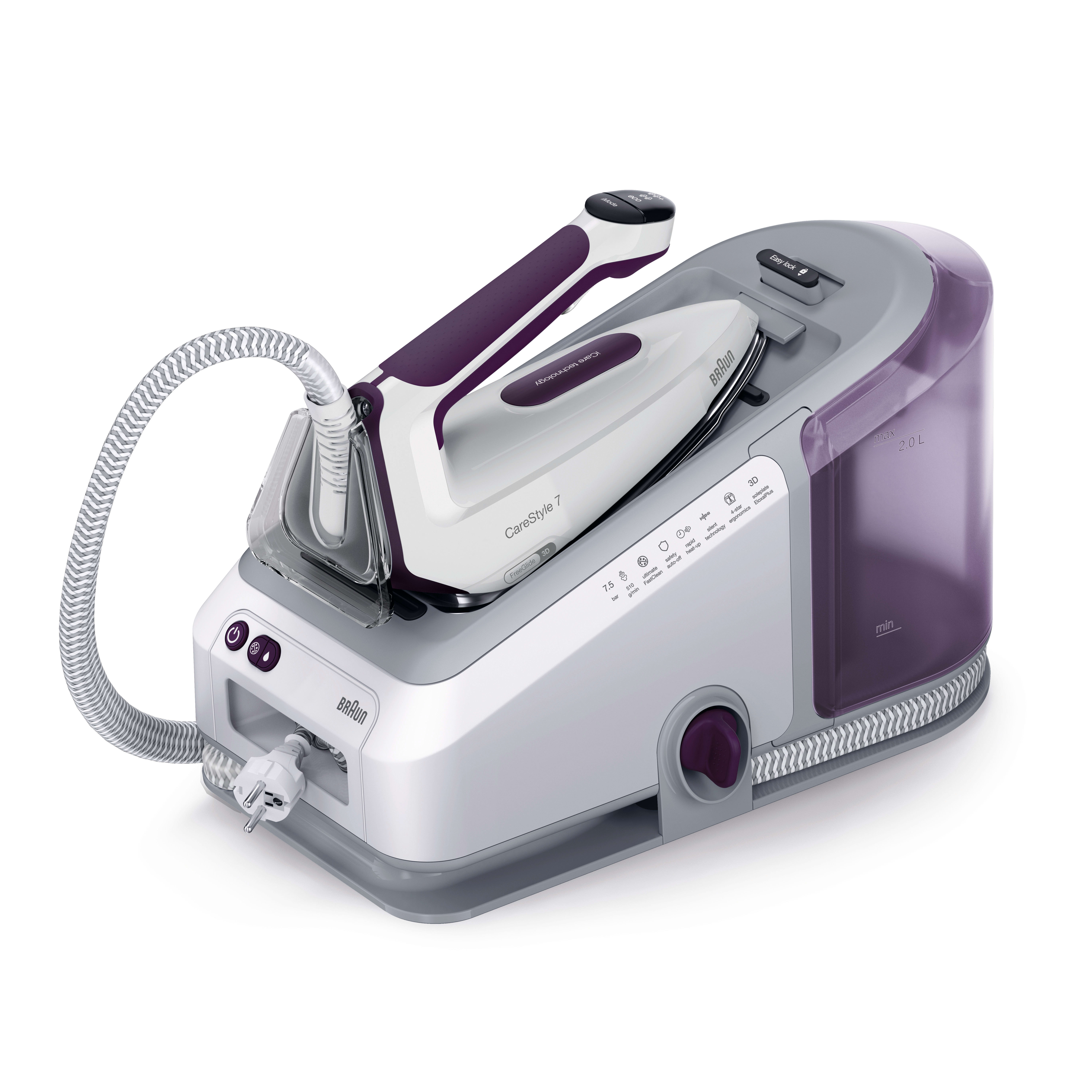 BRAUN - BRA128805003 BA1/4gelstation 2700W 7.5bar 2L EloxalPl