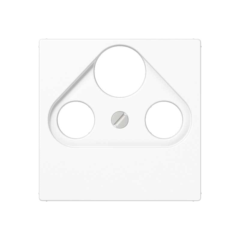 EURO UNITECH ELEKT - UEKA561BFPLSATWW MASCHERINA PER PRESE TV-SAT, BIANCO ALPI