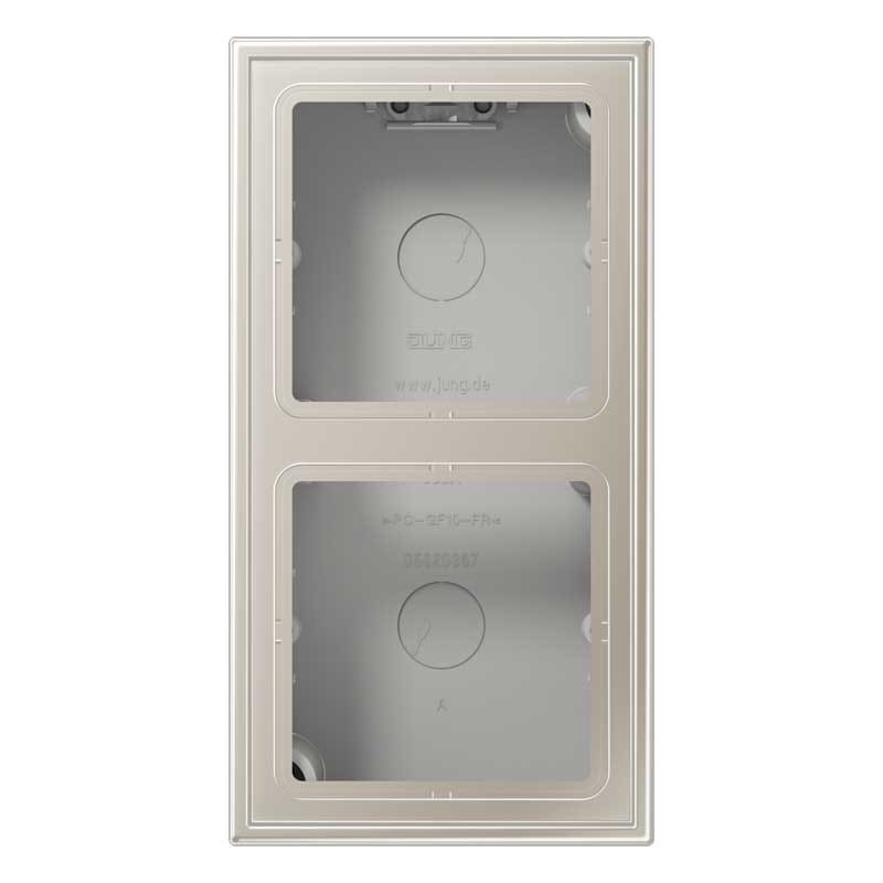 EURO UNITECH ELEKT - UEKES2582A-L Aufputz-Kappe m. Rahmen 2fach