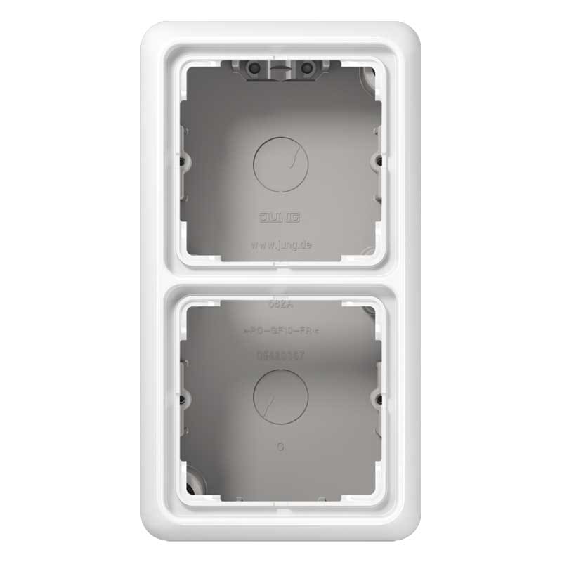 EURO UNITECH ELEKT - UEKCD582AWW SCATOLA SPORGENTE 2 MODULI,