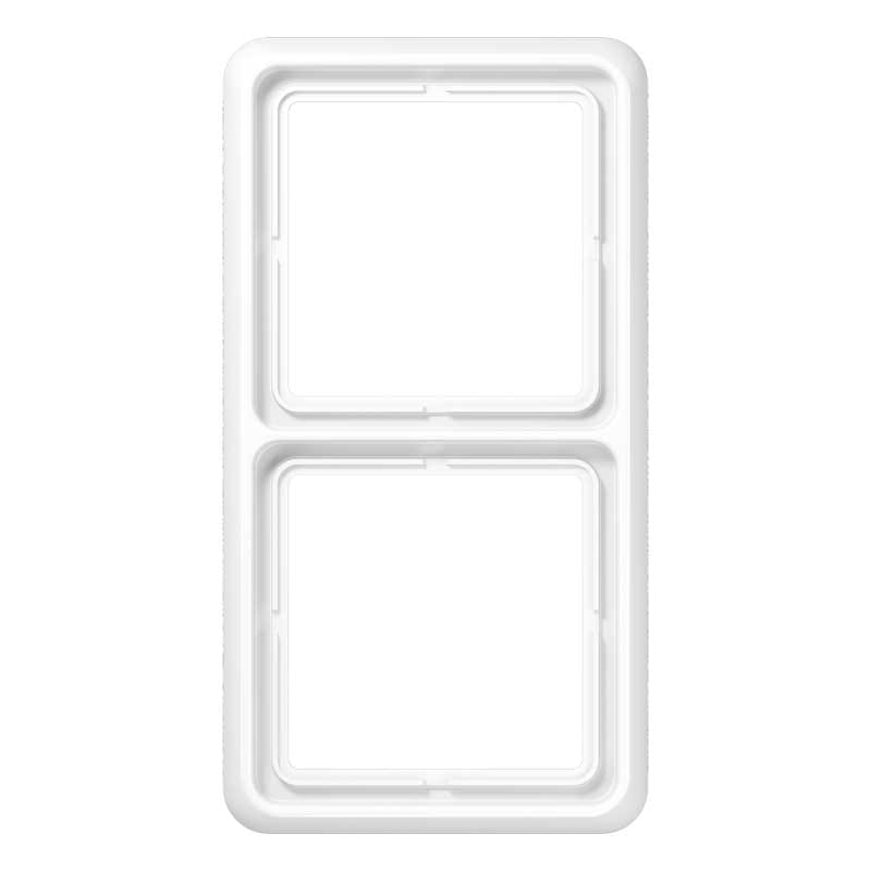 EURO UNITECH ELEKT - UEKCD582WW PLACCA 2 MODULI, BIANCO ALPINO
