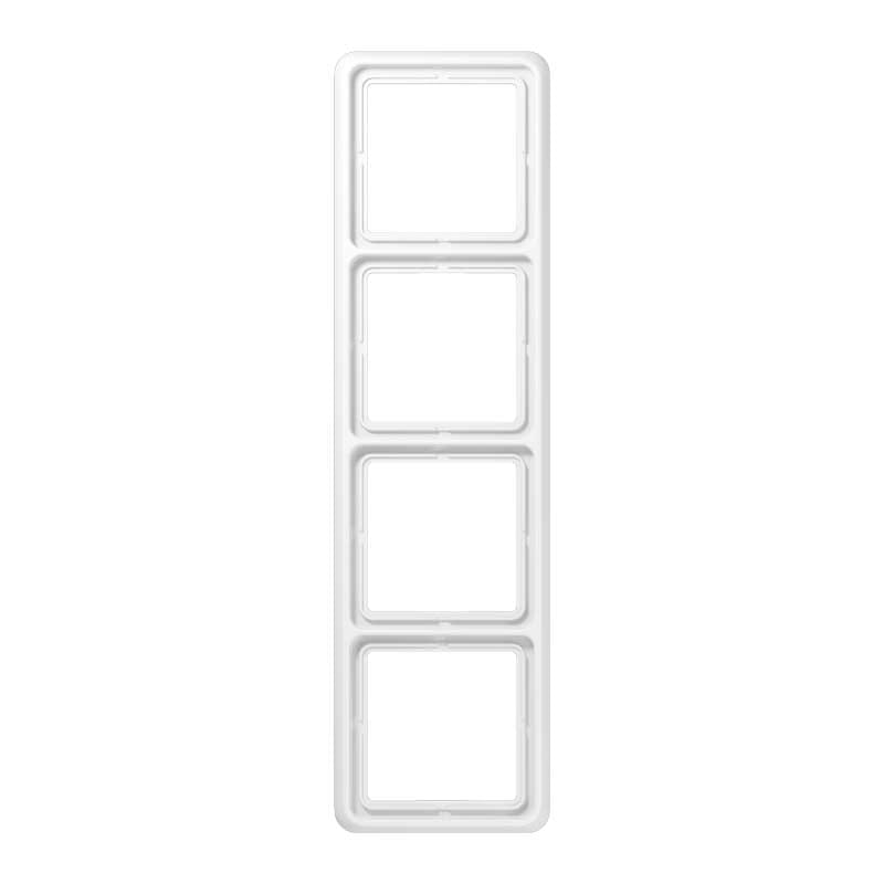 EURO UNITECH ELEKT - UEKCD584WW PLACCA 4 MODULI, BIANCO ALPINO