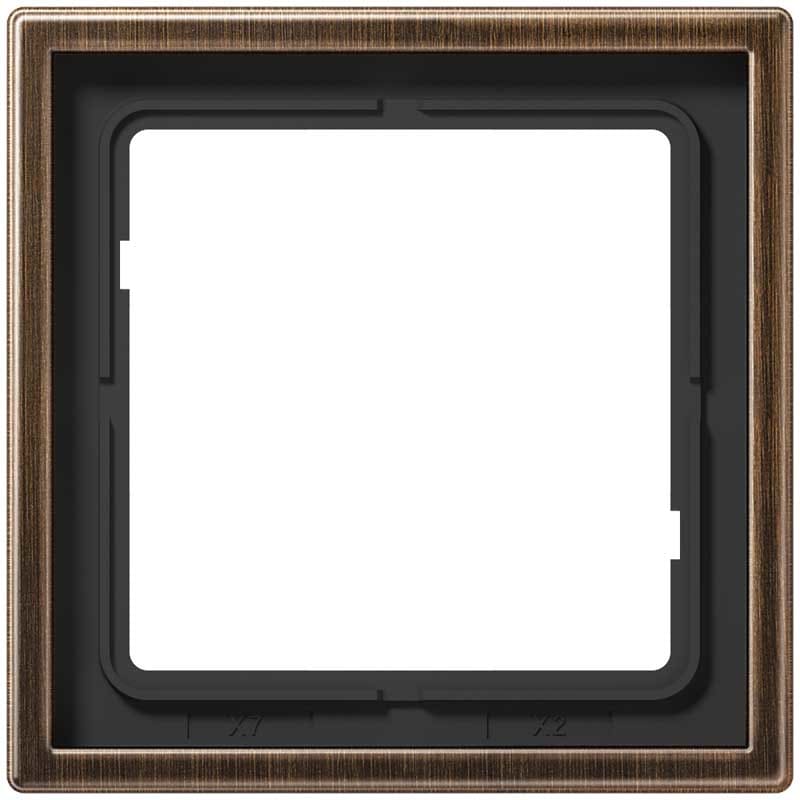 EURO UNITECH ELEKT - UEKME2981AT PLACCA 1 MODULO, OTTONE ANTICATO