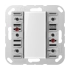 EURO UNITECH ELEKT - UEKA5093TSEM MODULO D ESP. PER SENS. TASTI F50 KNX,