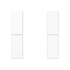 EURO UNITECH ELEKT - UEKA502TSAWW Tastensatz komplett 2fach